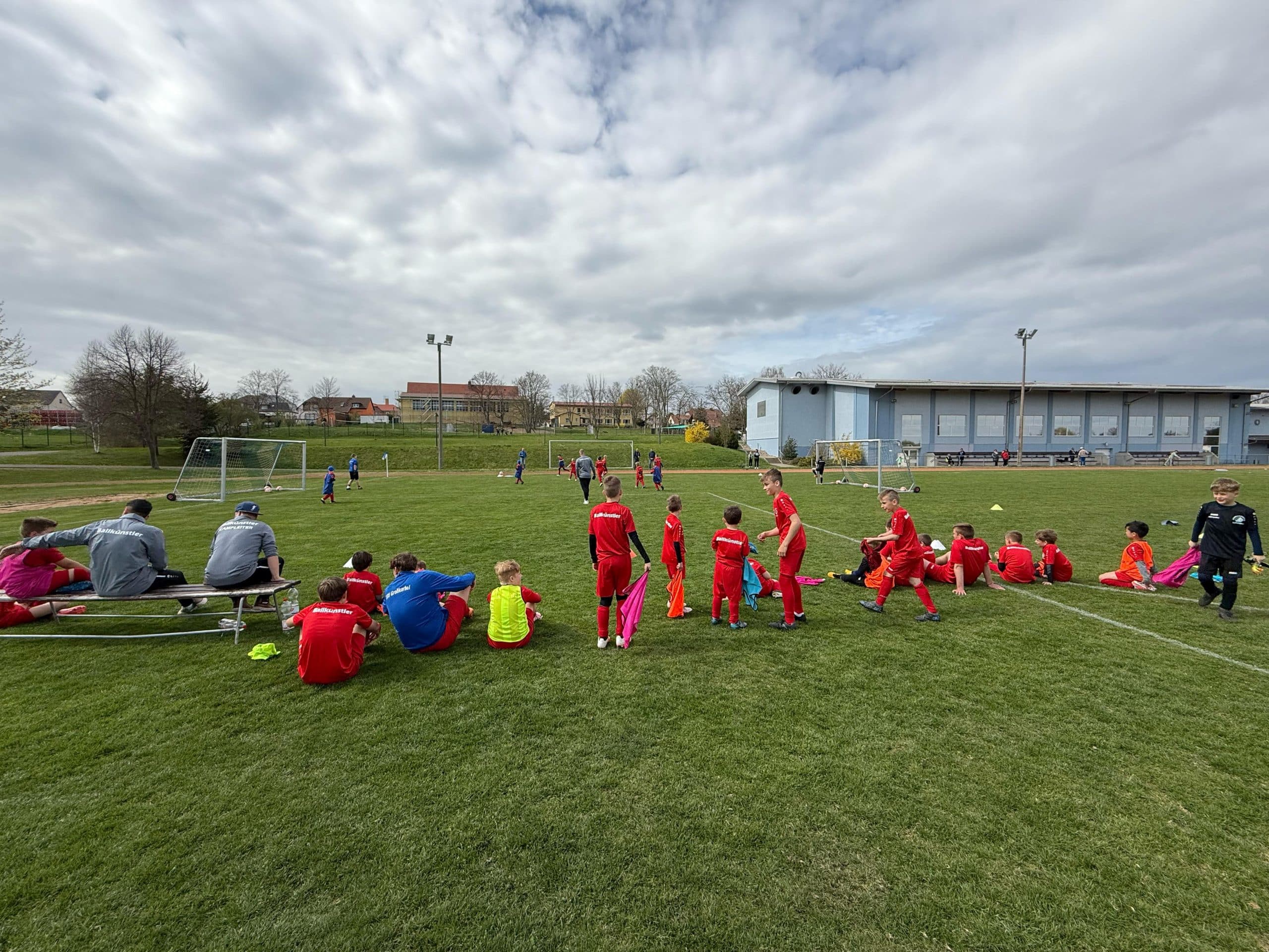 Fußballplatz beim Feriencamp der Fußballschule Ballkünstler
